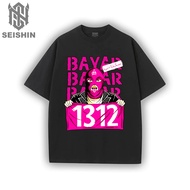 Seisin T-shirt Sukatani pay pay 1312 vintage T-shirt distro quality 24s combed cotton material black