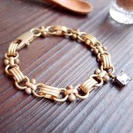 VIIART。天河。鋯石鑽黃銅手鍊