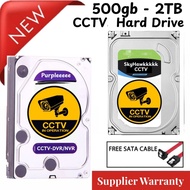 New 3.5" HDD 500GB/750GB/1TB/1.5TB/2TB CCTV Hard disk DVR/NVR Hard Drive SATA