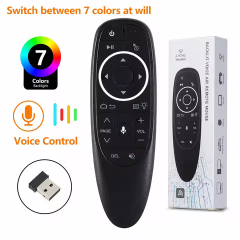 Velec projector Voice Remote Control G10S Pro Air Mouse 2.4G Wireless Bluetooth-compatible 5.0 For P