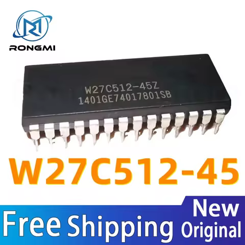 5pcs/lot W27C512-45 W27C512-45Z W27E512-12 27C512 DIP-28 In Stock