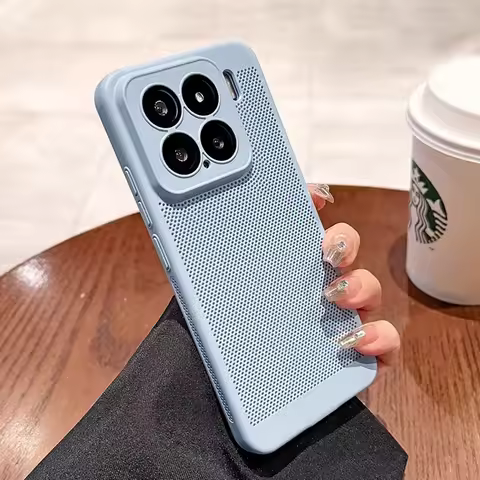 Mesh Heat Dissipation Cooling Case For Xiaomi 15 Redmi Note 14 Pro K70 K60 K50 Pro Ultra Thin Coolin