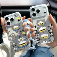 Apathy-faced gray cat Phone Case For IPhone 17 15 14 13 12 11 Promax, XR XS MAX 16PRO 16 Plus Transp