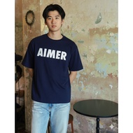 AIMER-Logo T-shirt in Navy