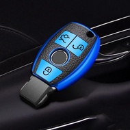 PU+TPU car key cover key case for Mercedes benz CLS CLA GL R SLK AMG A B C S E-Class E43 W213 E300 E