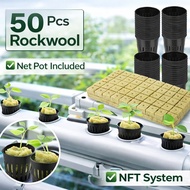 Rockwool Hidroponik Tanam Sayur | Media Tanaman Hydroponic + Net Pot