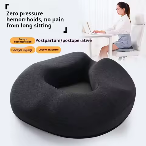 Donut Pillow Seat Cushion For Office & Home Chairs, Memory Foam Donut Chair Cushions For Postpartum 