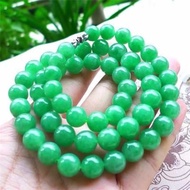 【SALES】 Jade Necklace Burmese Jade Sun Green Necklace Womens Sweater Chain Pendant Jade Necklace Jad