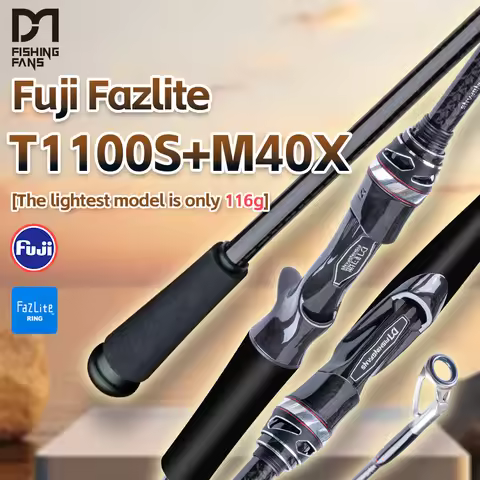 FISHINGFANS RANCY 3.0 T1100S+M40X CARBON FUJI FAZLITE GUIDE M MH LONG CASTING 2.7M 3.0 CARBON REEL S