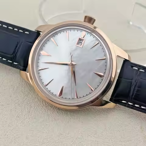 40mm Stainless Steel High-Quality Rose Gold Transparent Back Cover Watch Presage Suitable for NH35 A