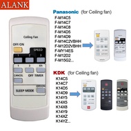 ALANK Suitable for Panasonic KDK Ceiling Fan Remote Control F-M14C5 F-MY14ES F-M12D2 K14C5 K14C7 K14