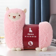 Alpaca Massage Pillow Rechargeable Neck Back Shoulder Massager Home Car Bantal Urut Massage Machine 