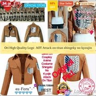 TerlarisModern- Jaket Ori Cosplay Anime Costume Shingeki No Kyojin Attack On Titan