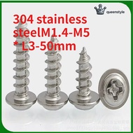 [QueenStyle][QueenStyle]304 Padded Stainless Steel Cross Round Head/Pan Head Self-Tapping Screw Wood