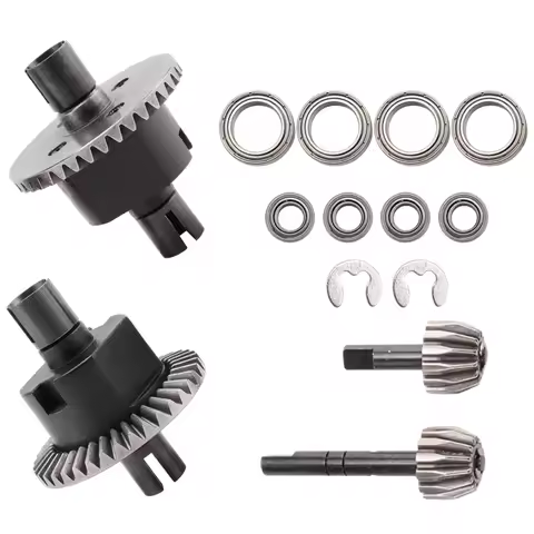 Front & Rear Differential and Gear Kit for HSP Redcat Volcano 94123 94107 94111 94118 94166 1/10 RC