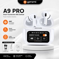 Yoromi TWS Bluetooth Earphone Wireless ENC Noise Cancelling TWS A9 Pro 5.4 Earbuds Earbud