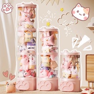 Plush Doll Storage Bucket Doll Home Storage Basket Children's Toy Doll Storage Container Artifact St