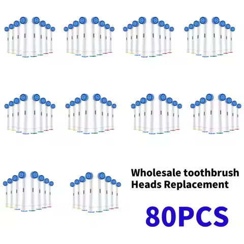 4/16/20/80pcs Set Electric Toothbrush Head For Oral B Sensitive Replacement Brush Heads D25 D30 D32 