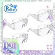 4 Pcs Anti Fog Safety Goggles Clear Protective Glasses Protective Goggles Lab Goggle Side  Safety Go