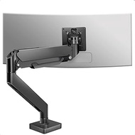 HILLPORT 43 Ultrawide Monitor Arm Single Heavy Duty Desk Mount Computer Adjustable Gas Spring Stand 