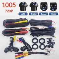 720P 1080P 360 Surround View Panoramic System Driving With Bird View Panorama System 4PCS Car Camera