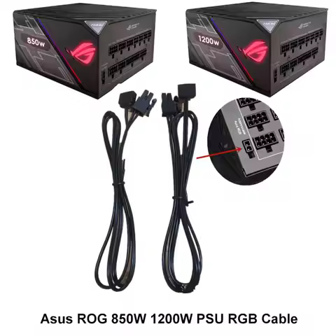 ASUS/Thor PSU God Light Sync 5V ARGB Cable ROG 850w 1200w Gaming Pepublic of Gamer Thor Power Light 