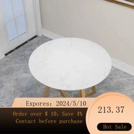 Dining Table Marble round Table Small Apartment Home Table and Chair Combination Nordic Modern Minimalist Living Room