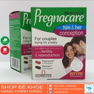 Pregnacare Him and Her Conception vitamins increase fertility for couples