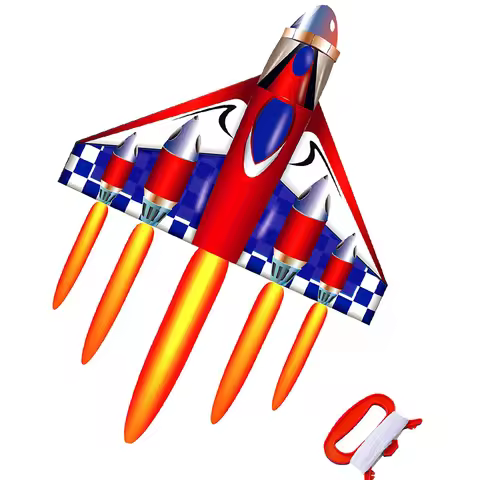 Outdoor Fun Sports Plane Kite With Handle And Line Good Flying Factory Outlet For Kids And Adults