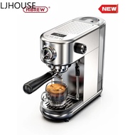 HiBREW 20Bar Semi Automatic Espresso Coffee Machine Temperature Adjustable Cold/Hot Super Slim Coffe
