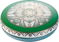 Noritake T55019/H-887 Lid 3.4 x 1.1 inches (8.6 x 2.8 cm), Home Accessory, Deco Green, Bone China
