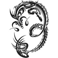 Wall Sticker/ Dragon Decorative Glass Sticker Dragon/