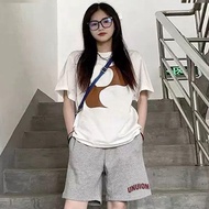 Old Guests Repurchase Praise📈Pure Cotton Casual Sports Suit Female Student 2026 Summer New Style Ame