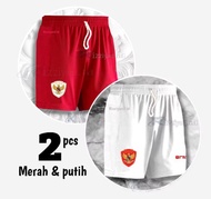 CELANA KOLOR PENDEK MERAH PUTIH PRIA ANAK - ANAK & DEWASA SUPER JUMBO TERKINI TERBARU