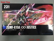 เรียนของเล่นแบรนด์ GaoGao (ไม่ Bandai) HG 231 ZGMF-X19A ∞ INFINITE JUSTICE Gμndam