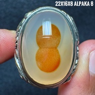 Agate Ring Number 8natural Agate Ring Agate Stone (Natural Original)