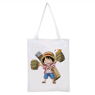 Tas Totebag Kanvas One Piece Anime By Shafiyyah.sarban