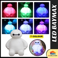 [WS] 7 Color Baymax LED Night Light Cartoon lamp Bedroom Car Decoration (1PCS)