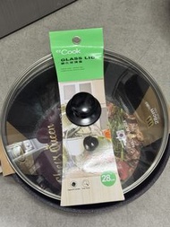 ezCook 28cm 鋼化玻璃鍋蓋 & Chef’s Queen 28cm易潔鑊