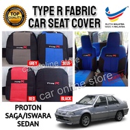Seat Cover Type R - SAGA/ ISWARA Fabric Car Auto Interior Accessories