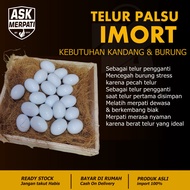 TELUR PALSU MAINAN BURUNG MERPATI TELUR PALSU MERPATI AYAM KATE TELOR TELUR PALSU MERPATI