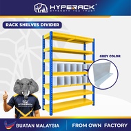HYPERACK ™️ Rack Shelves Divider Boltless Rack Divider Storage Rack Organizer Steel Plate Shelf Sepa