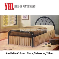 YHL Kings Single Metal Bed Frame - Mattress Not Included - (Free Delivery And Installation)