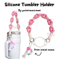 | Silicone Tumbler Strap | Silicone Tumbler Holder | Macrame Tumbler Holder | Tumbler Holder | Stanl