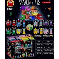 8 in 1 82281 Among Us Space Werewolf Killing Minifigure Assembly Toy Lego Building Blocks Gift