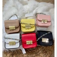 Charles and Keith Mini Sling Bag Chain / CK Mini Chain Bag