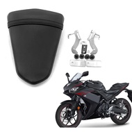 YZF R3 R25 Motorcycle Rear Seat Pillion Passenger Seat Saddle Pad Cushion Black Fit For Yamaha  YZF-
