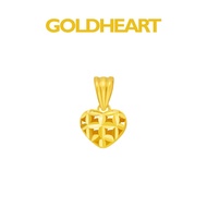 GC7 Goldheart 916 Gold Puffy Heart Pendant