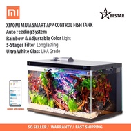 BESTAR MALL Xiaomi Smart Fish Tank Aquarium Built in Filter/Pump & LED Works with Mi Home Mobile App
