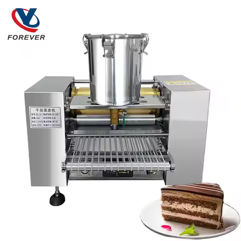 Fully Automatic Thousand Layer Cake Machine Commercial Multi-functional Pancake Skin Towel Roll Panc